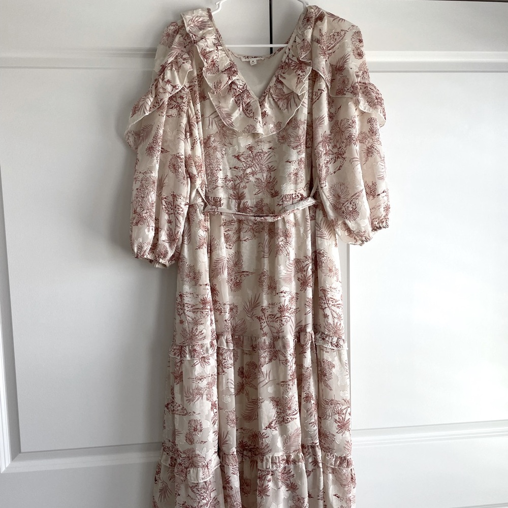 Blu Pepper beachy long sleeve dress